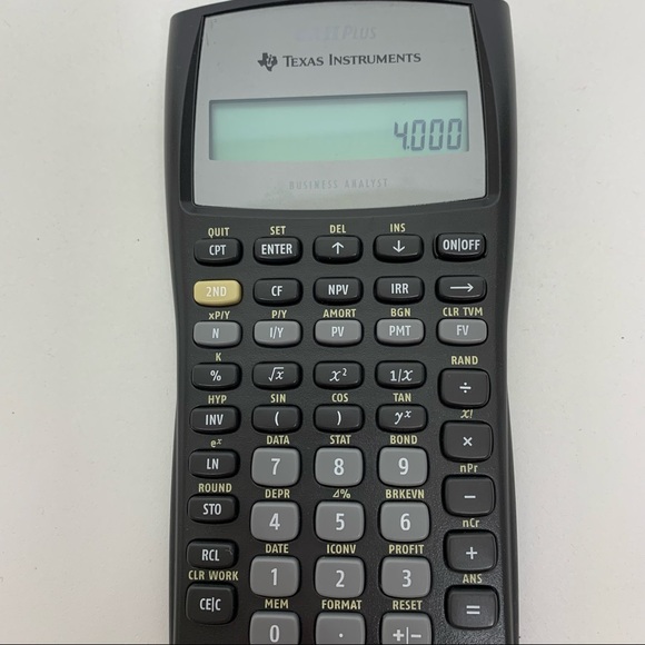 Texas Instruments Business Analyst Calulator S-0706F Functional Slide On Cover - Picture 11 of 16